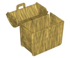 Duplo Treasure Chest Opening 2 x 3 x 3 with Detailed Lid Ends
