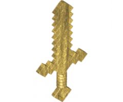 Minifigure, Weapon Sword Pixelated (Minecraft)