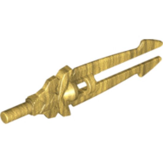 Minifigure, Weapon Sword, Double Blade with Bar Holder (Valious)