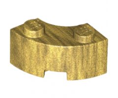 Brick, Round Corner 2 x 2 Macaroni with Stud Notch and Reinforced Underside