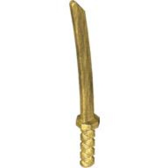 Minifigure, Weapon Sword, Shamshir/Katana (Octagonal Guard)
