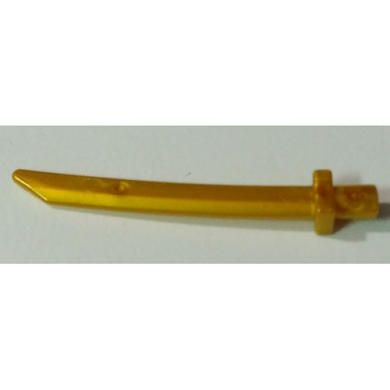 Minifigure, Weapon Sword Blade with Bar, Square Crossguard