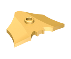 Minifigure, Weapon Batarang, Shield Size with Stud on Front