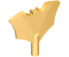 Minifigure, Weapon Batarang with Bar Handle on Bottom