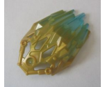 Bionicle Crystal Armor with Marbled Trans-Light Blue Pattern
