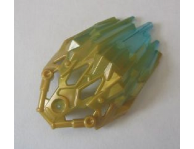 Bionicle Crystal Armor with Marbled Trans-Light Blue Pattern