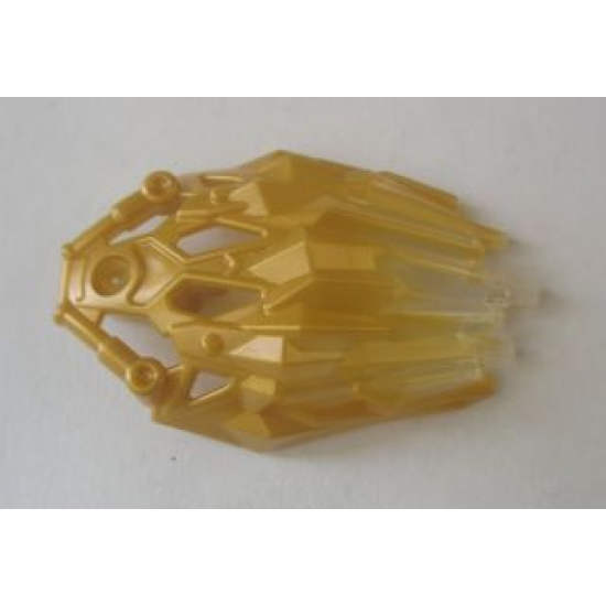 Bionicle Crystal Armor with Marbled Trans-Clear Pattern