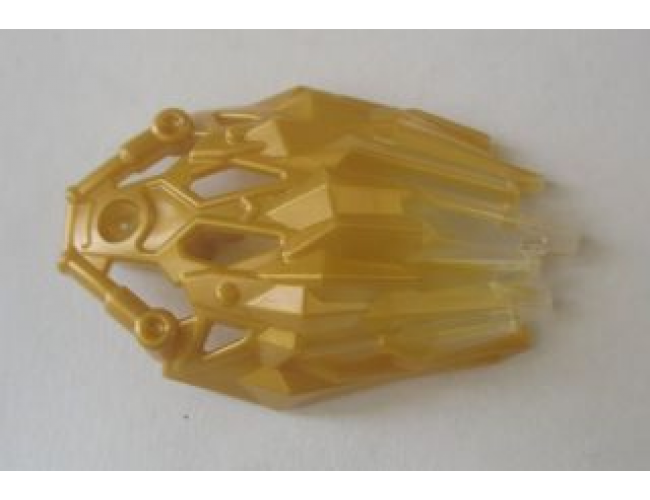 Bionicle Crystal Armor with Marbled Trans-Clear Pattern