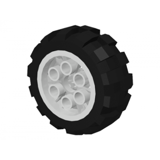Wheel & Tire Assembly 20 x 30 Balloon Medium, with Black Tire 20 x 30 Balloon Medium (6582 / 6581)