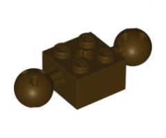 Technic, Brick Modified 2 x 2 with 2 Ball Joint and Axle Hole