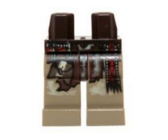 Hips and Dark Tan Legs with Pouch and Sash and Dirt on Knees Pattern (Tonto)