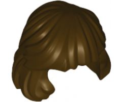 Minifigure, Hair Female Mid-Length Combed Behind Ear