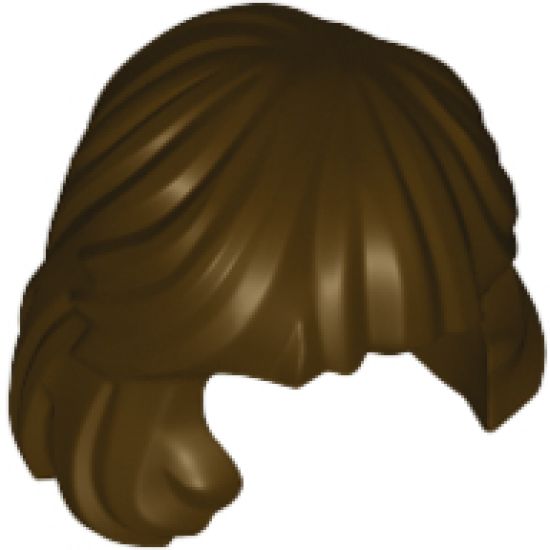 Minifigure, Hair Female Mid-Length Combed Behind Ear
