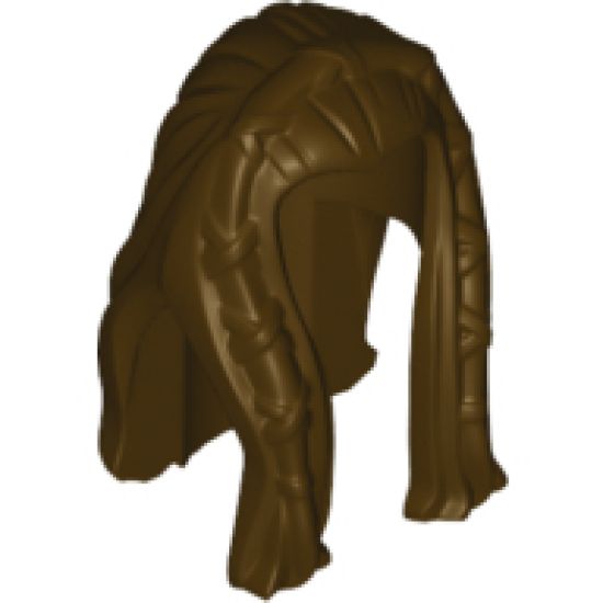Minifigure, Hair Long with Braided Front