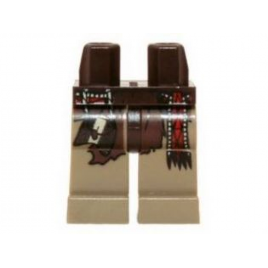 Hips and Dark Tan Legs with Pouch and Sash Pattern (Tonto)