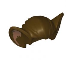 Minifigure, Hair Bat Ears and Medium Nougat Inner Ear Pattern