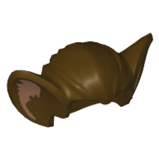 Minifigure, Hair Bat Ears and Medium Nougat Inner Ear Pattern