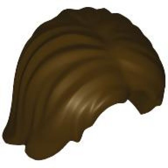 Minifigure, Hair Mid-Length Tousled with Center Part