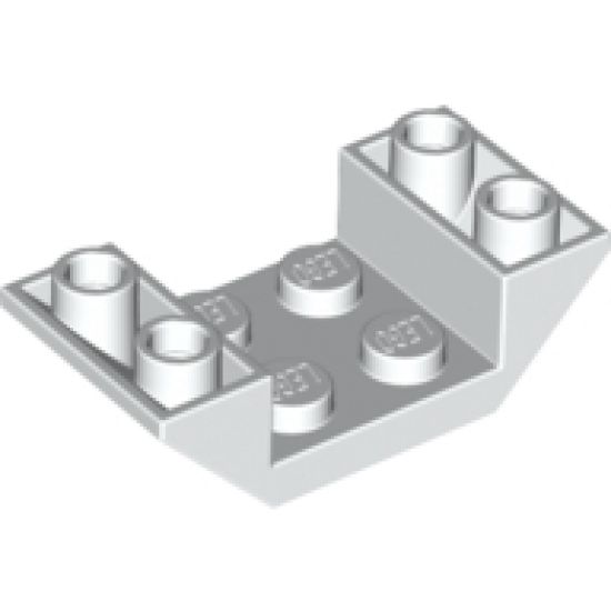 Slope, Inverted 45 4 x 2 Double with 2 x 2 Cutout