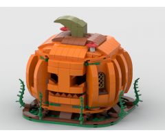 Jack O Lantern That hold lighted candle