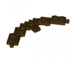 Large Figure Part Minecraft Bow with Solid Studs on One Side and Hollow Studs on One Side