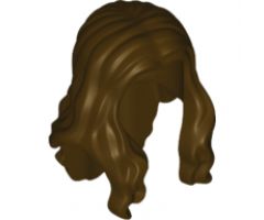 Minifigure, Hair Long Wavy with Center Part