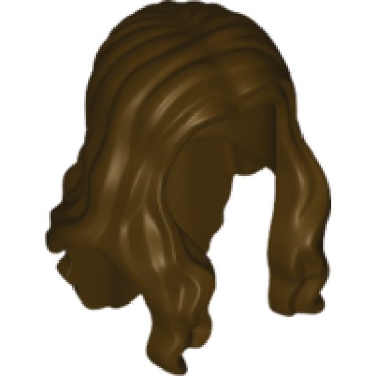 Minifigure, Hair Long Wavy with Center Part