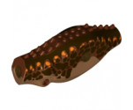 Animal, Body Part Dinosaur Middle Indominus rex/Carnotaurus with Reddish Brown Top with Dark Brown Side Stripes and Dark Brown and Orange Spots Pattern