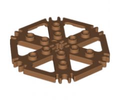 Technic, Plate Rotor 6 Blade with Clip Ends Connected (Water Wheel)