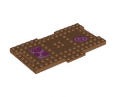 Brick, Modified 8 x 16 with 1 x 4 Indentations and 1 x 4 Plate with Floor Mats Pattern