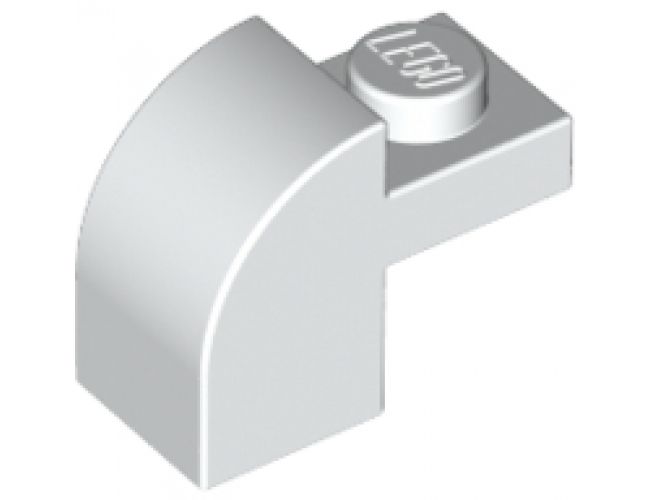 Slope, Curved 2 x 1 x 1 1/3 with Recessed Stud