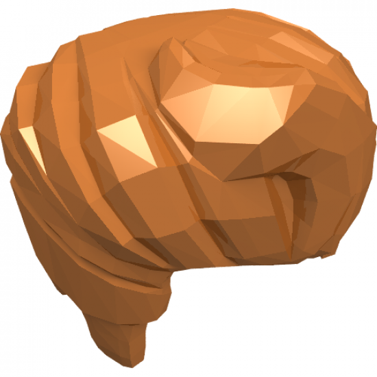 Minifigure, Hair Swept Back with Forelock