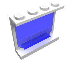 Panel 1 x 4 x 3 with Fixed Glass