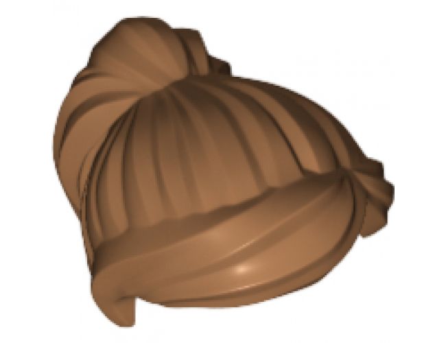 Minifigure, Hair Female Ponytail and Swept Sideways Fringe