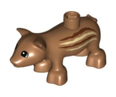 Duplo, Animal Pig Adult with Stripes on Sides Pattern