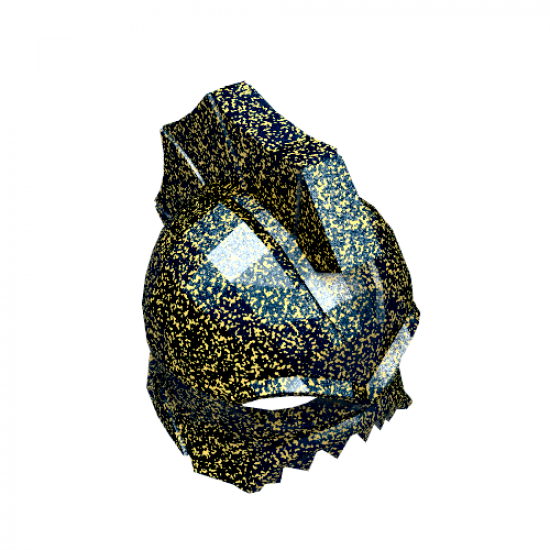 Minifigure, Headgear Helmet Underwater Atlantis Portal Emperor