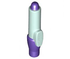 Minifigure, Utensil Pen with Dark Purple Tip and Cap Pattern