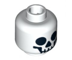 Minifigure, Head Skull Standard Pattern - Blocked Open Stud