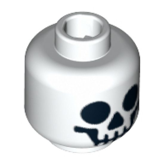 Minifigure, Head Skull Standard Pattern - Blocked Open Stud