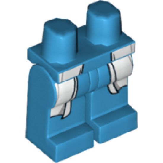 Hips and Legs with White Hospital Lab Coattails Pattern