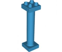 Duplo Support Column 2 x 2 x 6 Round with Open Latticed Back