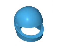 Minifigure, Headgear Helmet Motorcycle (Standard)