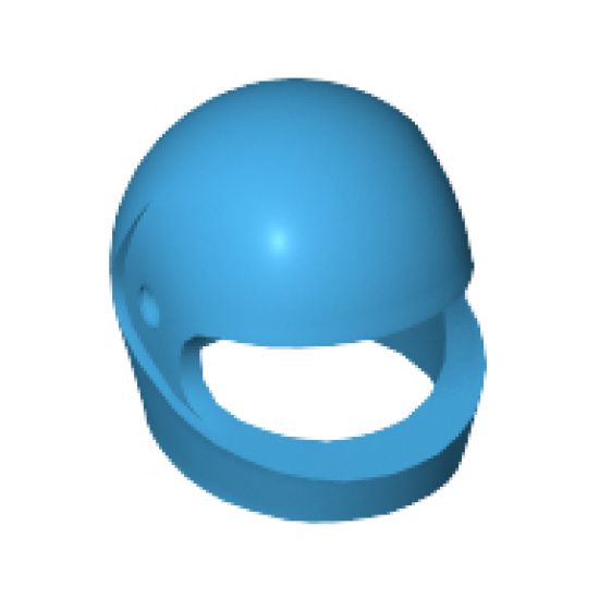 Minifigure, Headgear Helmet Motorcycle (Standard)
