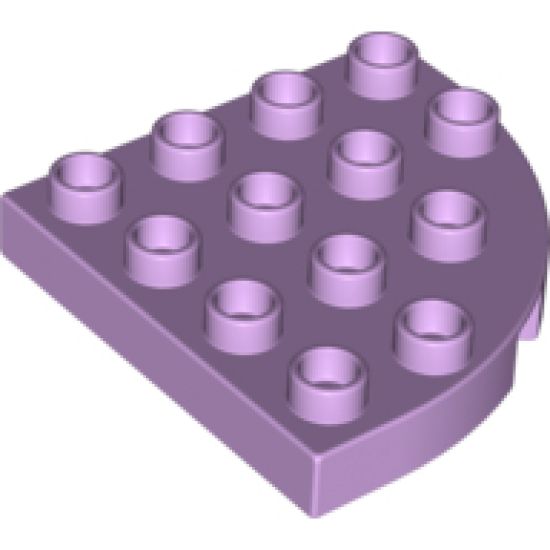 Duplo, Plate Round Corner 4 x 4