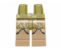 Hips and Dark Tan Legs with SW Clone Trooper Camouflage Pattern