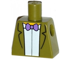 Torso Simpsons Jacket, White Shirt and Purple Bow Tie Pattern