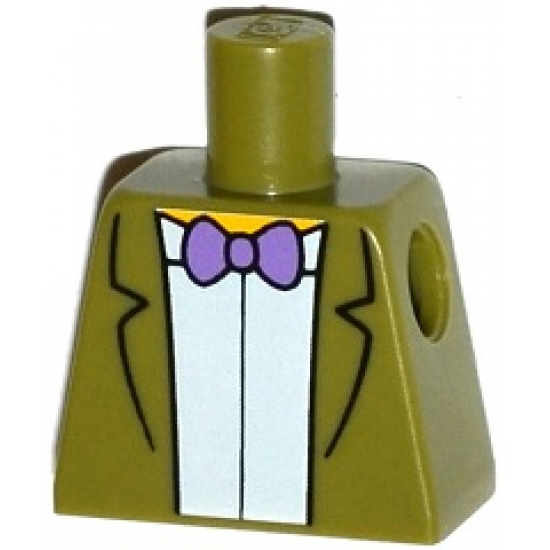 Torso Simpsons Jacket, White Shirt and Purple Bow Tie Pattern
