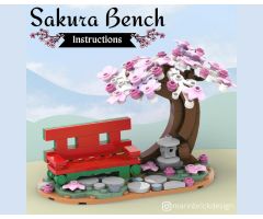 Sakura Bench - Lego Moc