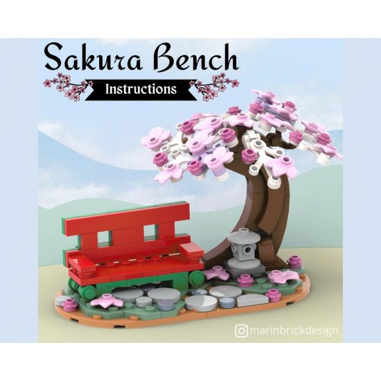 Sakura Bench - Lego Moc