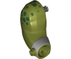 Arm Giant with Stud on Wrist, Right with Dark Green Spots and Silver Manacle Pattern